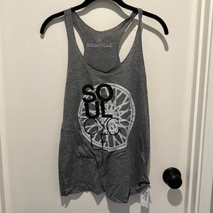 NWT soulcycle tank top. Women’s. Size small. Grey